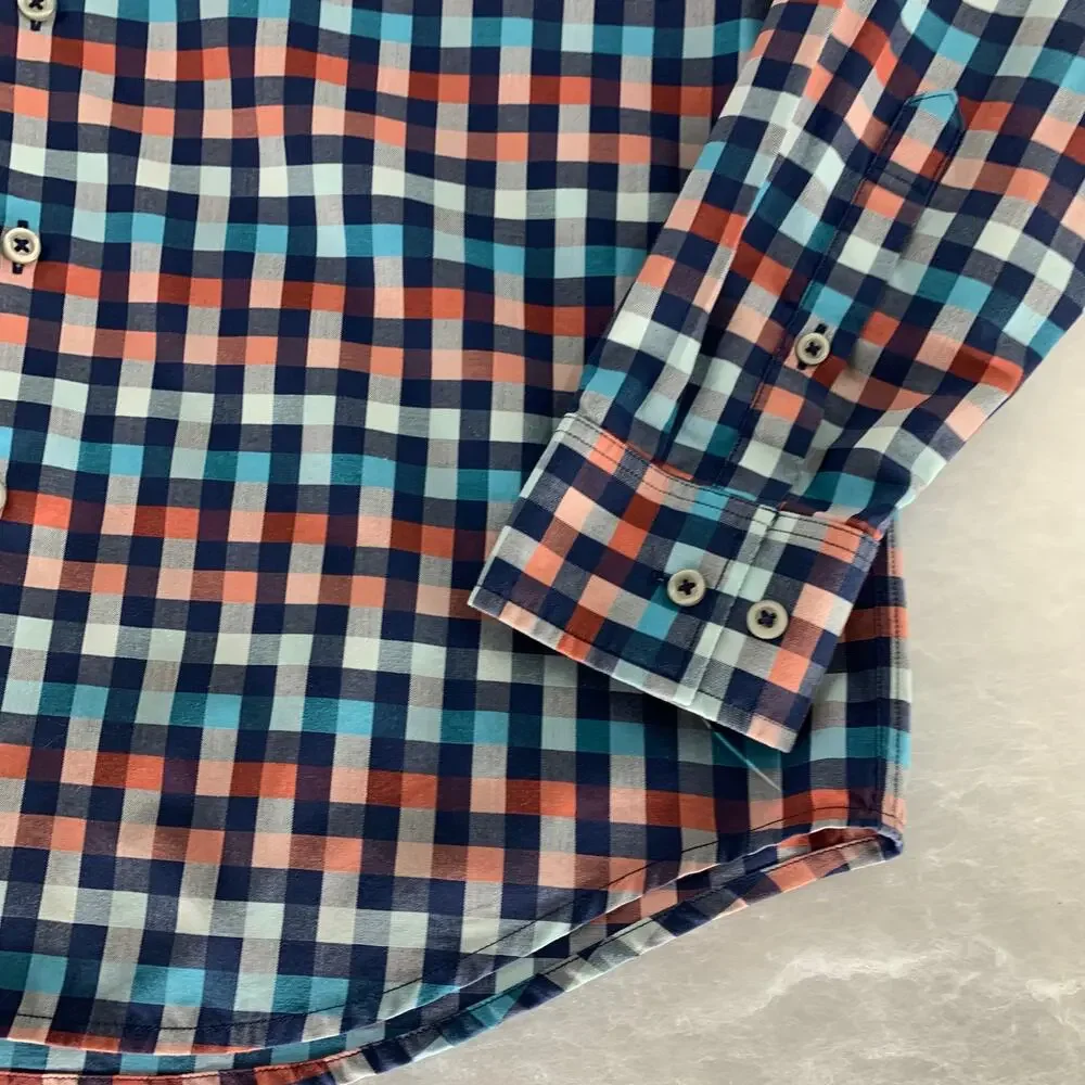 Tommy Bahama Men's Long Sleeve Patterned Button-Up Shirt Size M - Picture 9 of 14